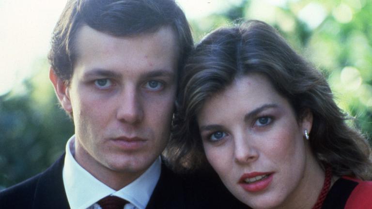 Ο Στέφανο Κασιράγκι με τη Καρολίνα του Μονακό