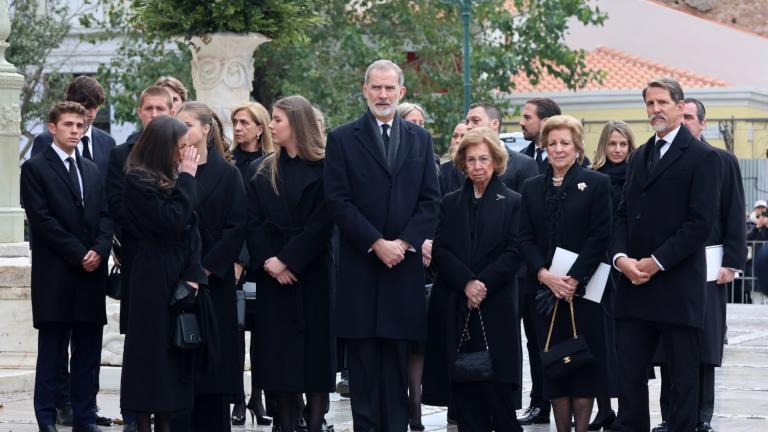  Μητρόπολη Αθηνών-Εξόδιος ακολουθία Πριγκίπισσας Ειρήνης