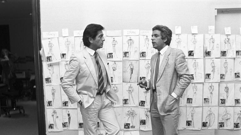 Ο Valentino Garavani με τον Giancarlo Giammetti