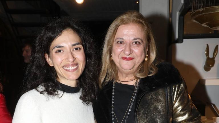 Η Ελισάβετ Κωνσταντινίδου με την κόρη της, Μαρία Χάνου