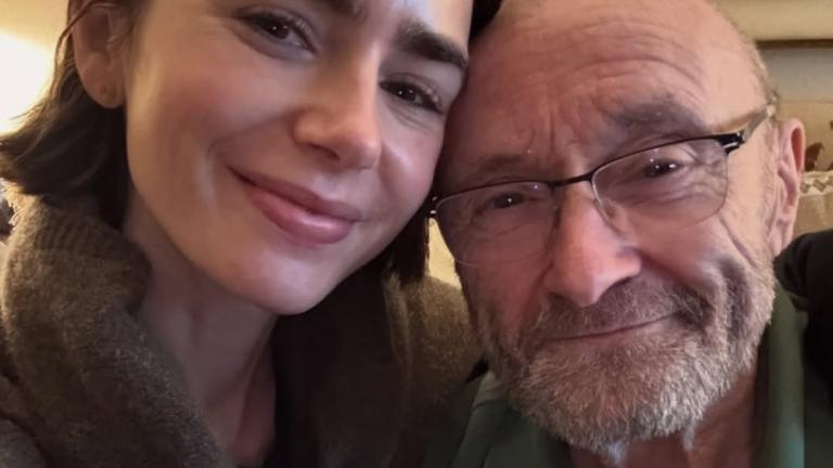 Λίλι Κόλινς και Φιλ Κόλινς / Φωτογραφία: Instagram