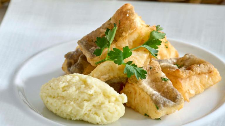 Μπακαλιάρος σκορδαλιά, εστιατόριο Milos / Φωτογραφία: Anastasia Adamaki