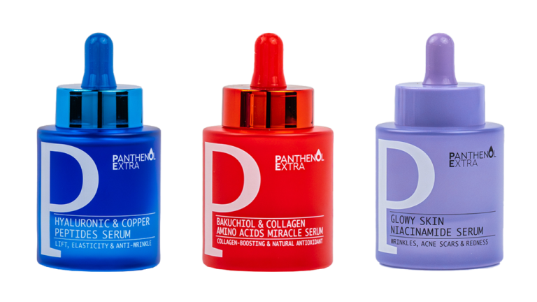 Panthenol Extra: Οι νέοι οροί προσώπου για λάμψη, σύσφιξη και αντιγήρανση