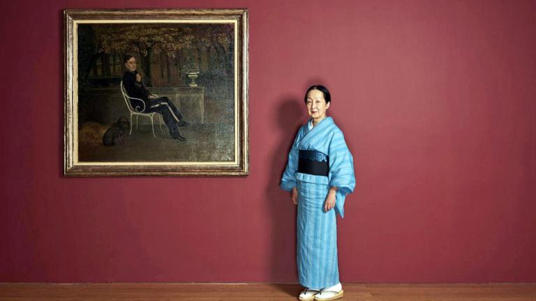 Setsuko Klossowska de Rola: Η κόμισσα - καλλιτέχνης που έκλεψε την προσοχή στο front row του Tom Ford δίπλα στην Κέιτ Μος