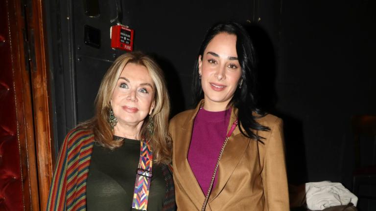 Κατερίνα Μπιρμπίλη Βαρδινογιάννη-Αγάπη Πολίτη σε βραδινή έξοδο