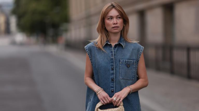 denim dress