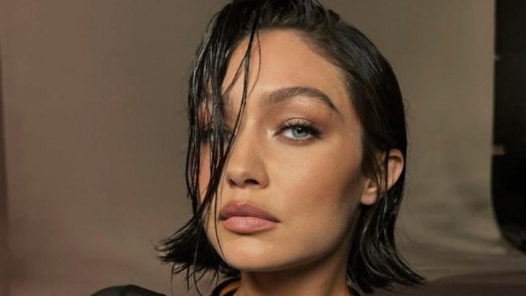 Η Τζίτζι Χαντίντ με μίνι καρέ/ Φωτογραφία: Instagram/ @dimitrishair