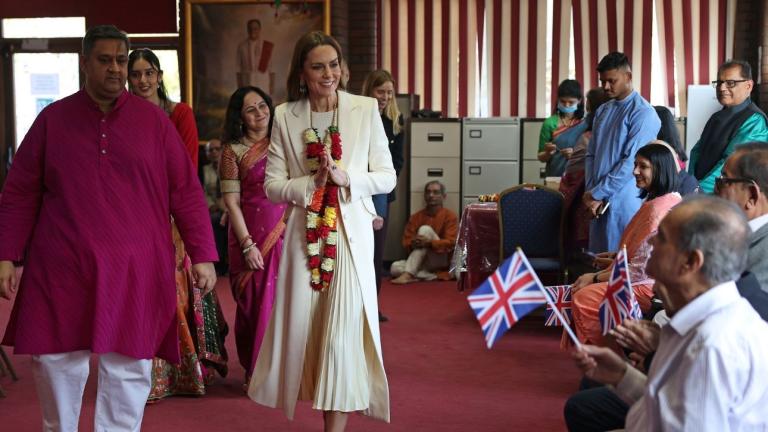 Η Κέιτ Μίντλετον χωρίς παπούτσια