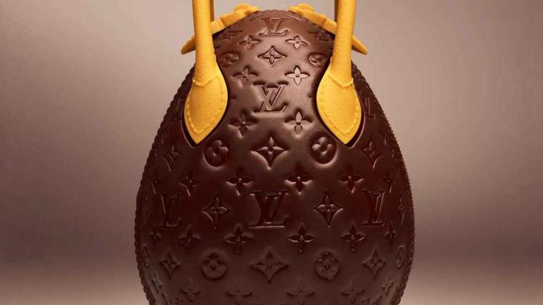 H σοκλατένια τσάντα Louis Vuitton