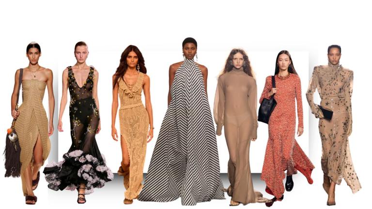 μακρια φορεματα τασεις ανοιξη 2026