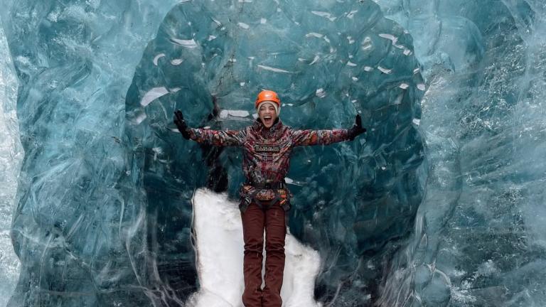 Η ηθοποιός Ευγενία Σαμαρά στην Ισλανδία / Φωτογραφία: Instagram