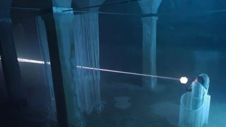 Η immersive εμπειρία «ΝΕΟn ΝΕΡΟ» στη Δεξαμενή Κολωνακίου/Φωτογραφία Αρης Γαληνός