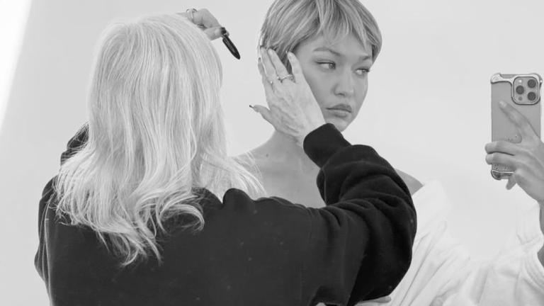 Η Τζίτζι Χαντίντ με pixie cut - Φωτογραφία Instagram/Gigi Hadid