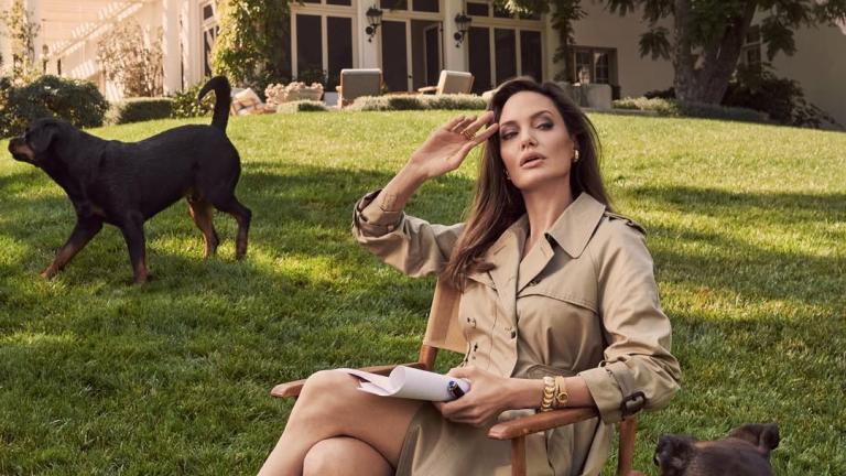 Η Αντζελίνα Τζολί σε φωτογράφιση/Φωτογραφία Instagram: British Vogue