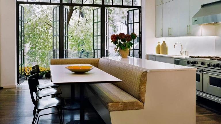 Η τάση του banquette στην κουζίνα