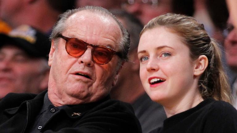 Ο Τζακ Νίκολσον με τη κόρη του Λορέιν το 2017