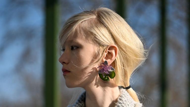 μοντέλο από Dior fashion show Paris fashion week fall winter 2026 2027