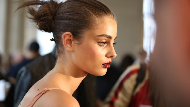 glitter lips