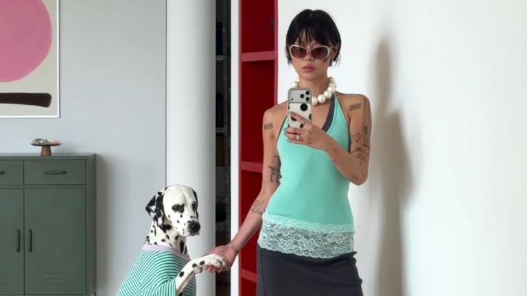 Influencer με σκύλο