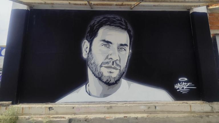 Ο Γιώργος Μαζωνάκης έγινε graffiti