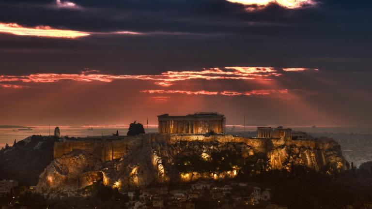 Μοναδική θέα της Ακρόπολης