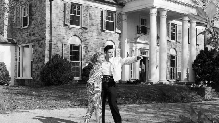 O Elvis Presley και η Yvonne Lime. Φωτογραφία: AP