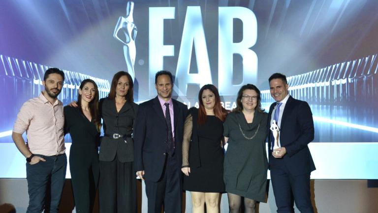 Η ομάδα του Dust + Cream. Φωτογραφία: Fab awards