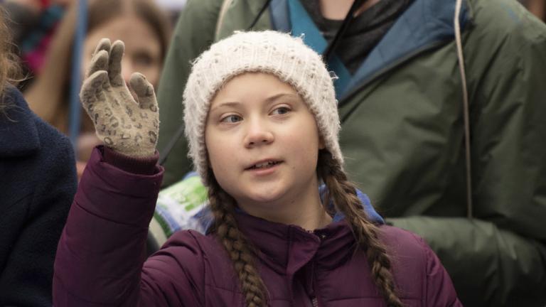 Η Greta Thunberg. Φωτογραφία: AP