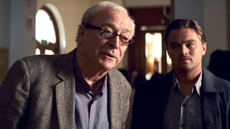 Ο Μάικλ Κέιν με τον Λεονάρντο Ντι Κάπριο στο «Inception»