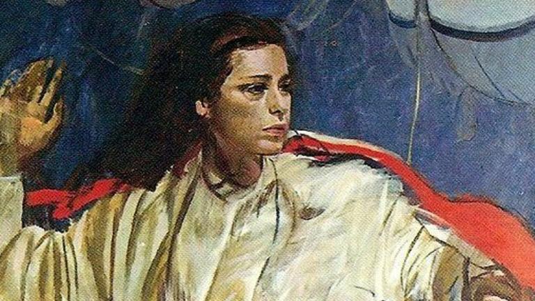 Οταν ο Μυταράς ζωγράφισε την Καρέζη - Το μυθικό πορτραίτο στο σπίτι της [εικόνες] | 0 bovary.gr