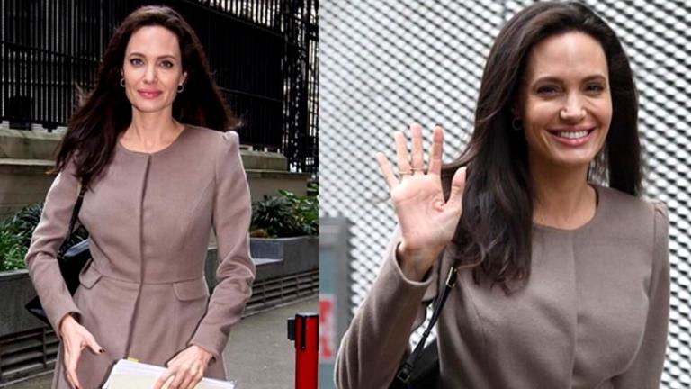 Η Αντζελίνα Τζολί «πέταξε» τα μαύρα αλλά... χρώμα δεν έβαλε [εικόνες] | 0 bovary.gr