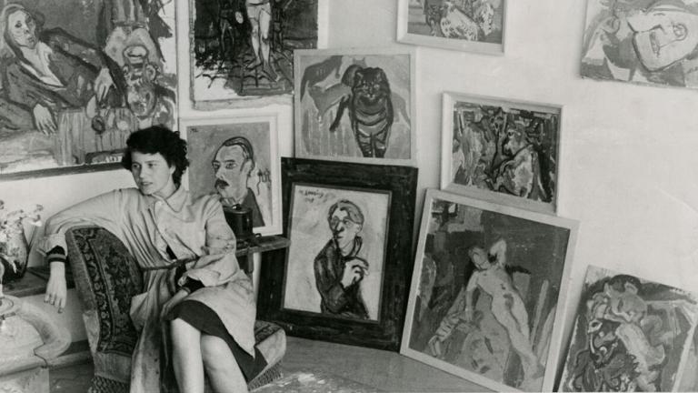 Ζωγραφικά έργα της Maria Lassnig -Της αυστριακής που λάτρεψε την Ελλάδα | 0 bovary.gr