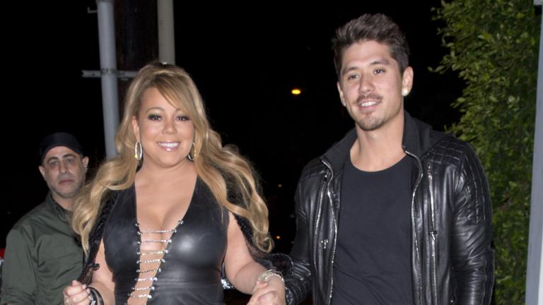 H Μαράια Κάρει με τον σύντροφό της, Φωτογραφία: Splash / Ideal Image