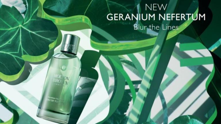 Ο οίκος Molton Brown παρουσιάζει τη νέα συλλογή Geranium  Nefertum | 0 bovary.gr