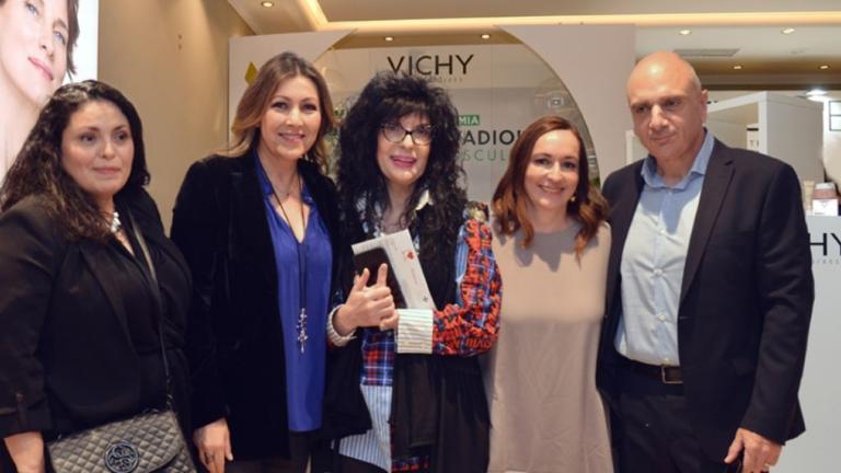 Mαρία Κουλουρίδου, Product Manager VICHY, Άννα Παγούνη Δερματολόγος, Μαρία Καρδάση, Αννα Μαρία Παπίρη, Δημοσιογράφος- Συγγραφέας Τόλης Γιακουμάκης, Kυτταρικός Βιολόγος, Επιστημονικός Διευθυντής Vichy.