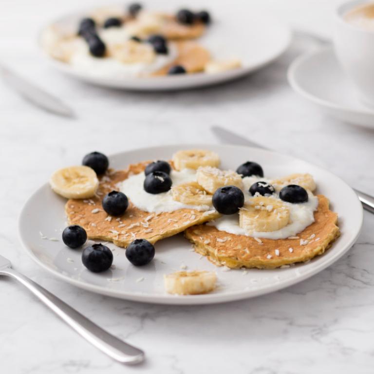 pancakes με βρώμη
