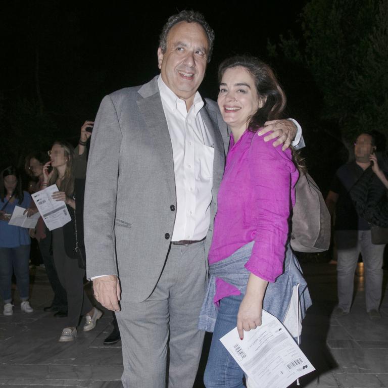 ο Χρήστος Χωμενίδης και η Γωγώ Μπρέμπου 