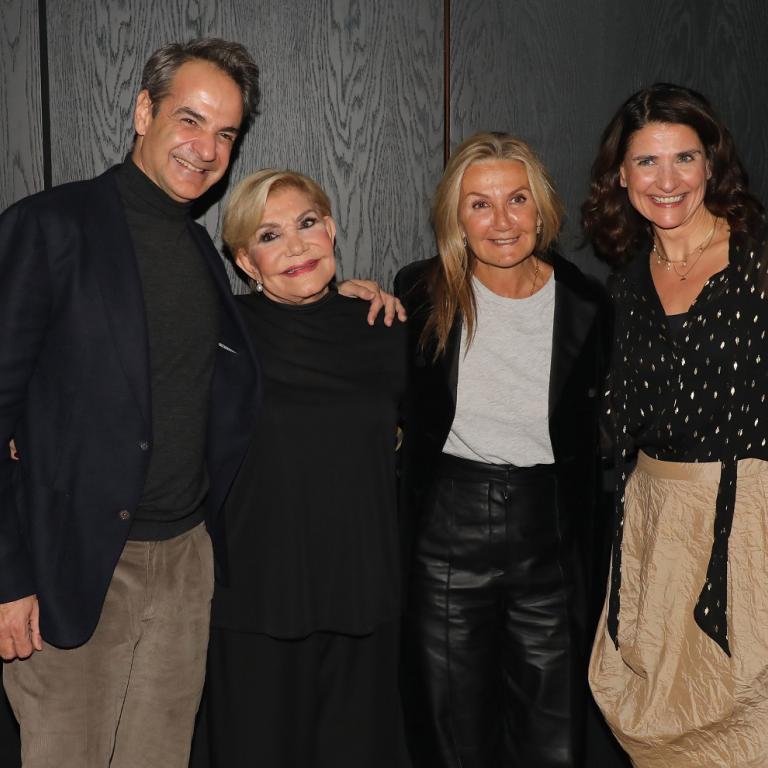 Κυριάκος Μητσοτάκης-Μαρινέλλα-Μαρέβα Γκραμπόφσκι-Τζωρτζίνα Σερπιέρη