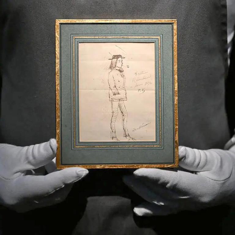  Το χαμένο πορτρέτο του Ρεμπώ γίνεται αντικείμενο «μάχης» σε δημοπρασία κάνοντας παγκόσμιο ρεκόρ πώλησης