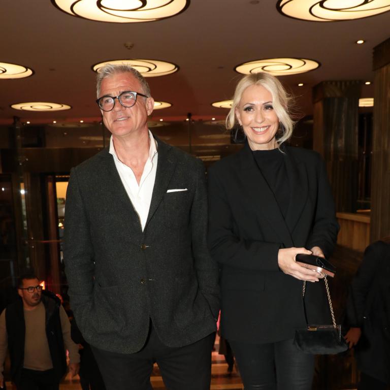 Κοινή δημόσια εμφάνιση εκάνε η Μαρία Μπακοδήμου με τον πρώην σύζυγό της