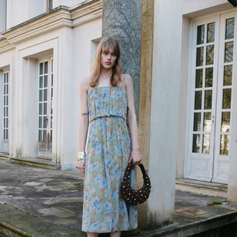 Boho φόρεμα/Φωτογραφία Mango 