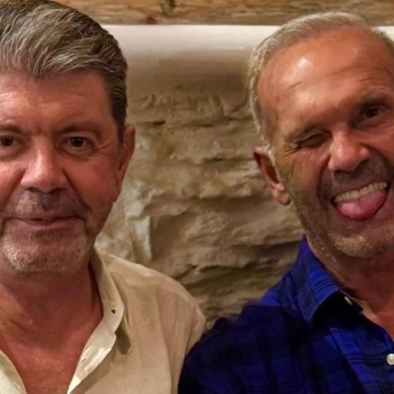 Ο Πέτρος Κωστόπουλος συνάντησε τον Γιάννη Λάτσιο στην Ίο