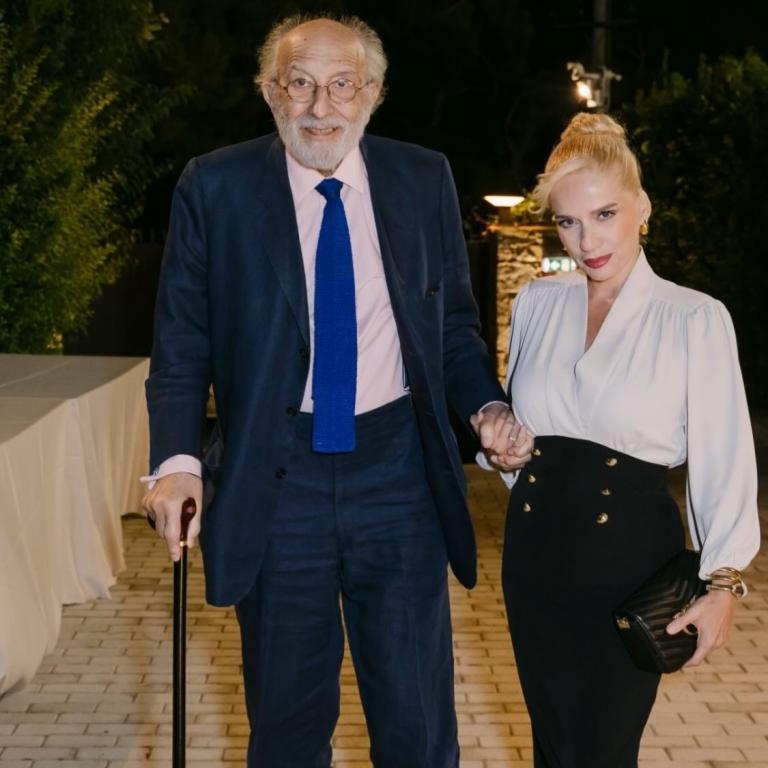 Ο Αλέξανδρος Λυκουρέζος και η Τζένη Οικονόμου/ @jennakion