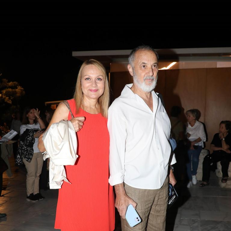 Ο Στέλιος Μάινας και η Κάτια Σπερελάκη