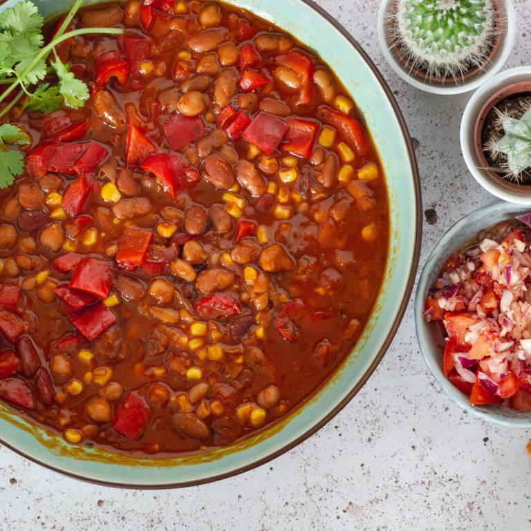Φασόλια με πιπεριά και καλαμπόκι / Φωτογραφία: Unsplash