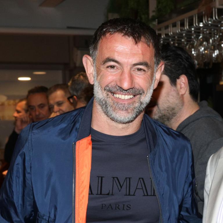 Ο Γιώργος Καραγκούνης με την κόρη του