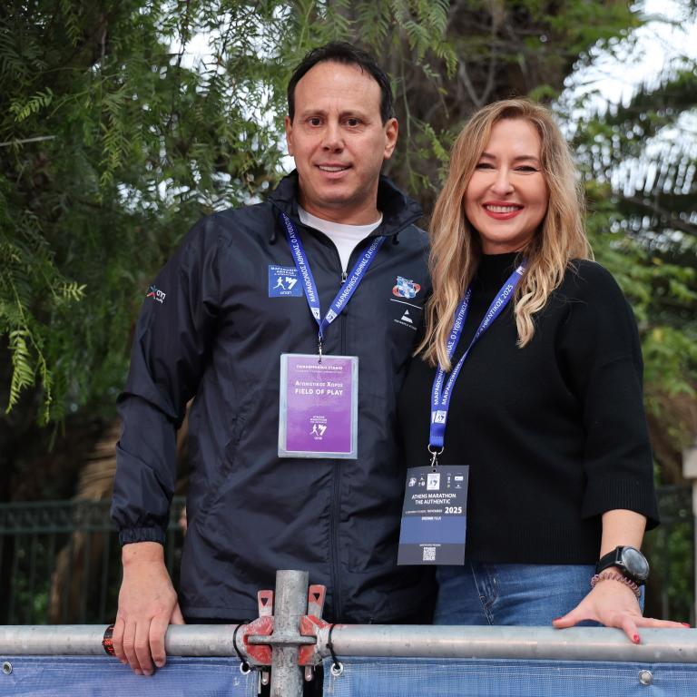 Ο Κώστας Κεντέρης στον Μαραθώνιο της Αθήνας 