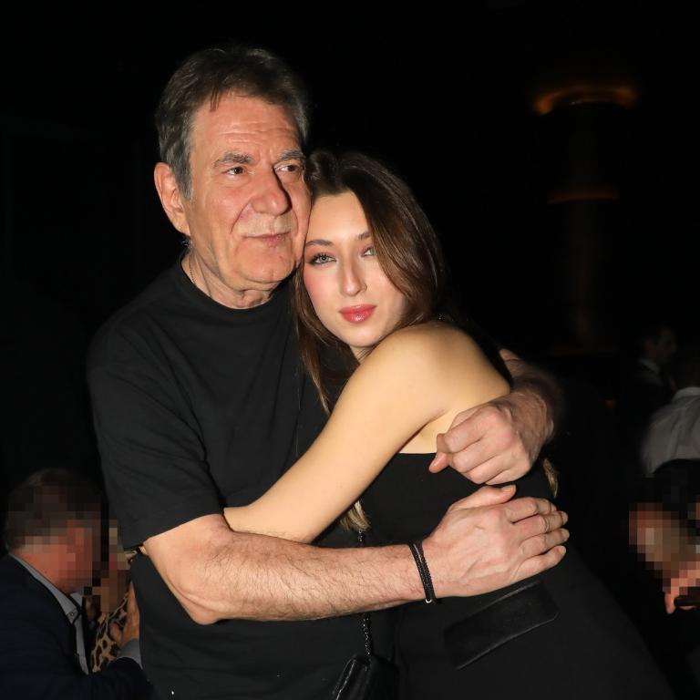 Ο Άγγελος Διονυσίου με την κόρη του, Ηλέκτρα