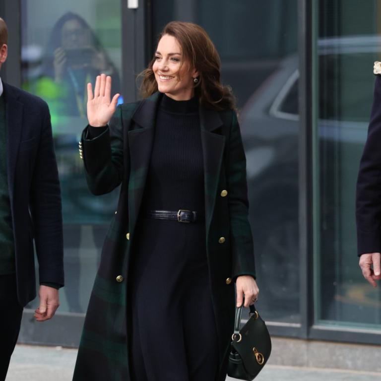 Η Κέιτ Μίντλετον με το ίδιο καρό παλτό τον Ιανουάριο του 2023