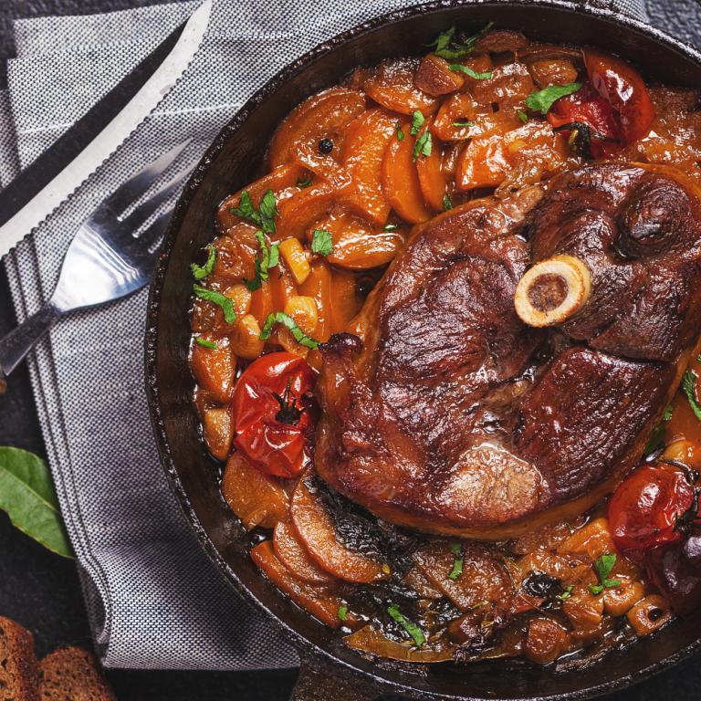 Oσομπούκο αλα Μιλανέζε / Φωτογραφία: Shutterstock